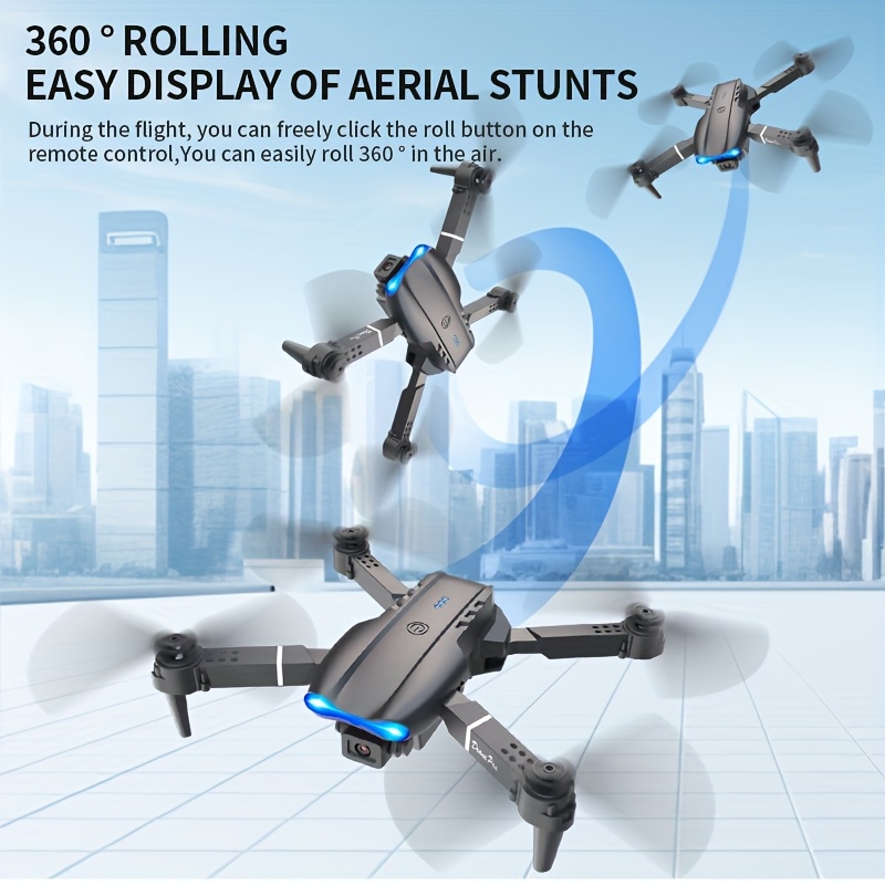 โดรนพับได้รุ่น E99 PRO MAX พร้ - Drone Gimbal Brushless บทวิจารณ์และราคา